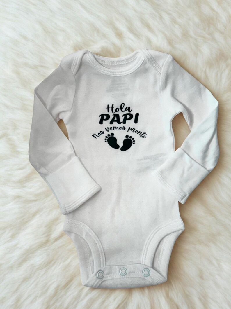 Hola Papi baby bodysuit