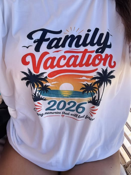 Custom Family Vacation 2026 printed shirt
